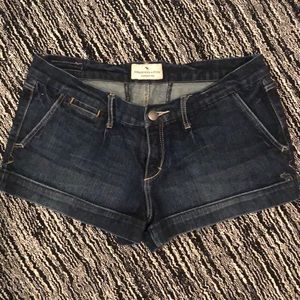 A&F denim shorts